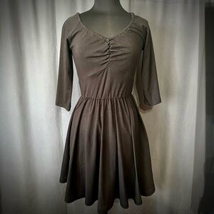 Pinup Girl Clothing Black Swing Dress